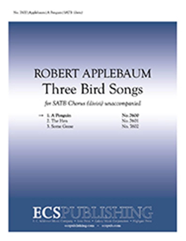 Three Bird Songs: 1. A Penguin